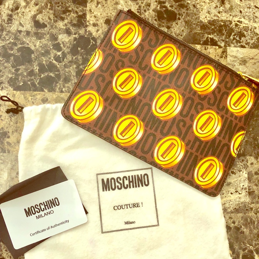 Exclusive Super Mario Moschino Coin Pouch
